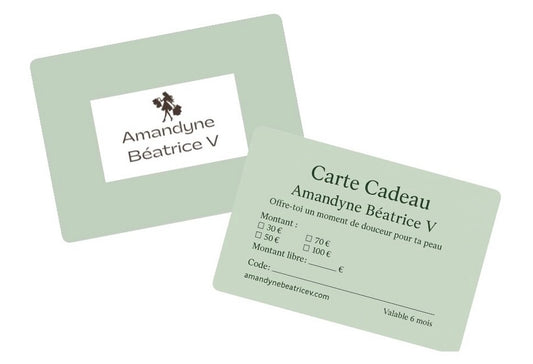 🎁 Carte Cadeau Physique – Boutique Amandyne Béatrice V